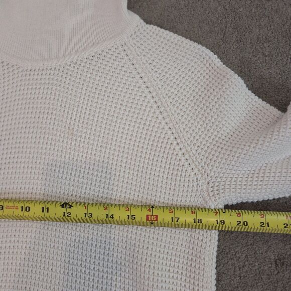 Michael Kors Cowl Neck Sweater Knit Pullover Tunic Top Neutral Cream Size S - Picture 10 of 15